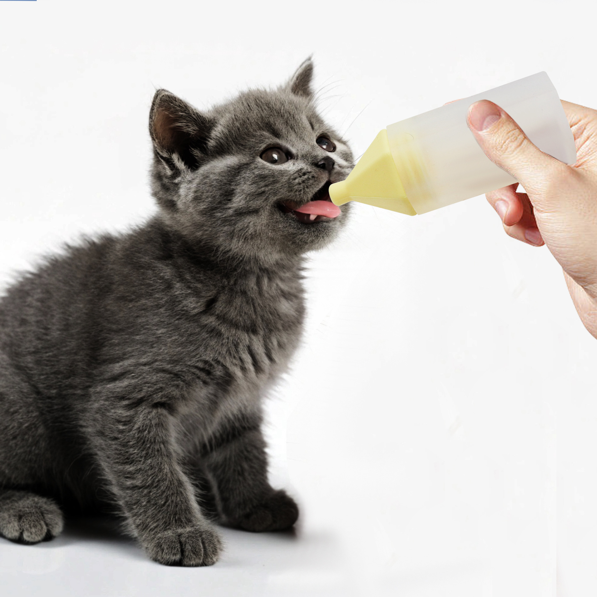 Explosiones transfronterizas para mascotas y gatos botellas de alimentación 22ml silicona botellas de leche para perros bebés de alimentación de mascotas botellas de alimentación al por mayor