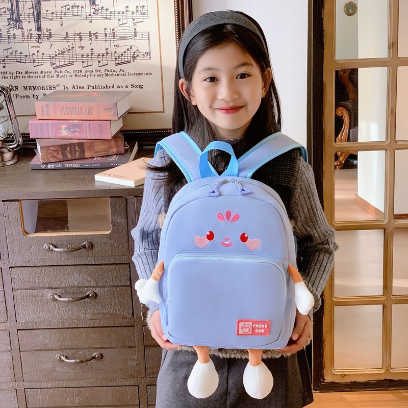 Mochila de clase de estudiantes de primaria de gran capacidad impresa de dibujos animados mochila para niños y niñas otoño e invierno 2025 nueva mochila infantil