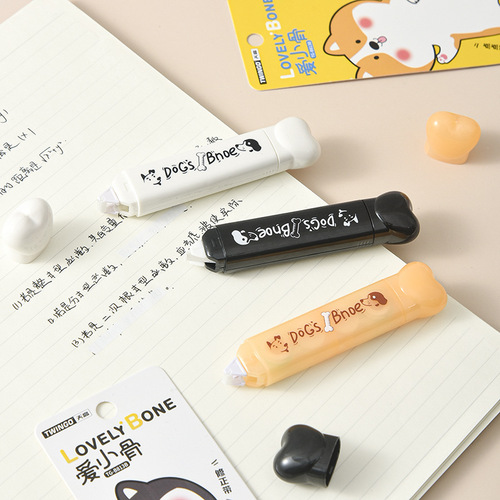 Internet celebrity cat claw correction tape mini dot dispensing two-in-one double-sided transparent tape modification tape solid double-sided