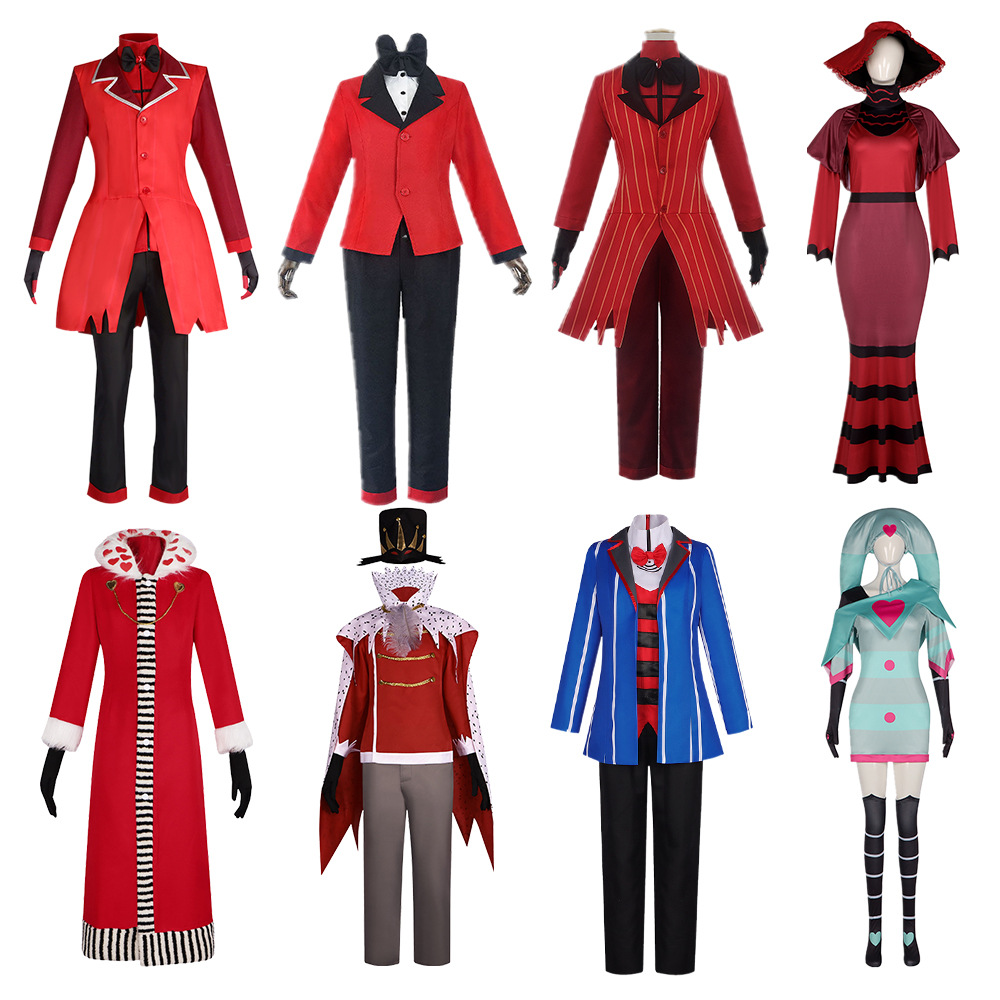 美剧Hazbin Hotel地狱客栈cos服天使恶魔cosplay万圣节表演服装