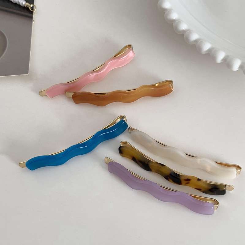 2PC Bunte Metall Acetat Haar Clips Verschiedene Vintage Haarnadel Grips für Mädchen Frauen Kinder Childs Krabben Haar Zubehör – Detail 9