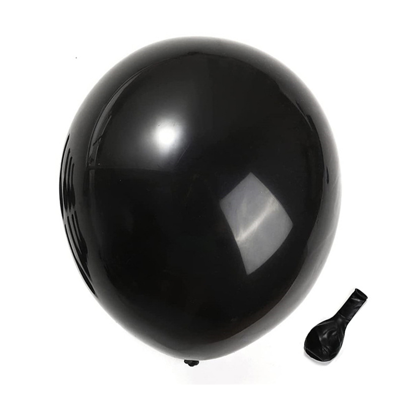 12-inch 2,8G macarons negro 100 pcs/bag