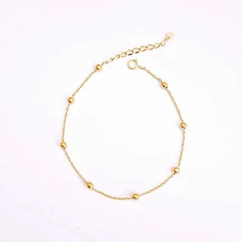 S925 plata esterlina chapada en oro de 14 quilates clásico peones de oro para mujeres de verano viaje de moda versátil diseño minimalista accesorios de pie