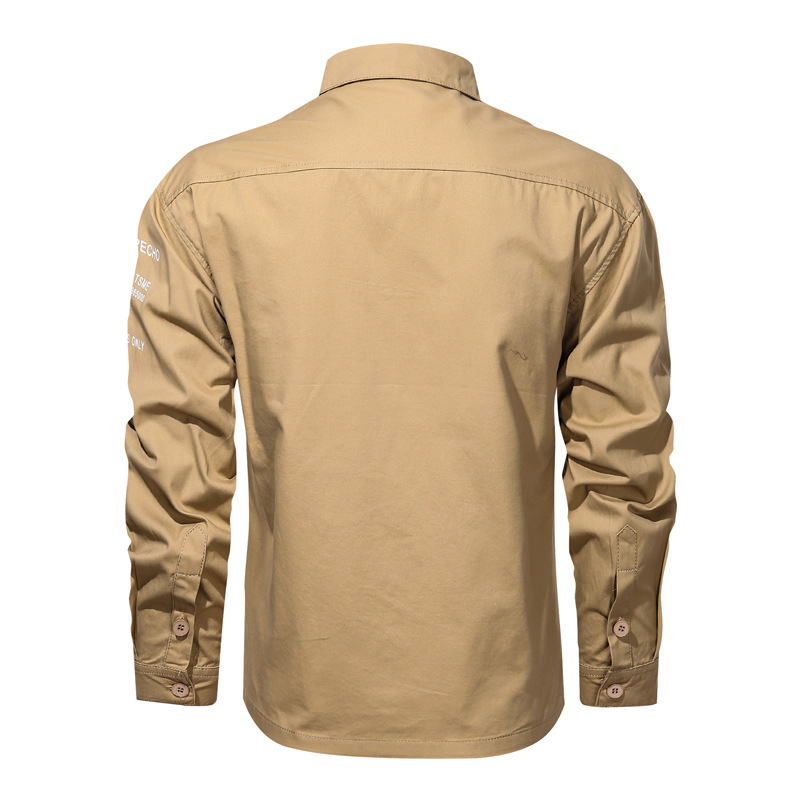 2024 primavera y otoño nueva camisa de hombre de manga larga ropa casual moda guapo chaqueta casual diaria versátil