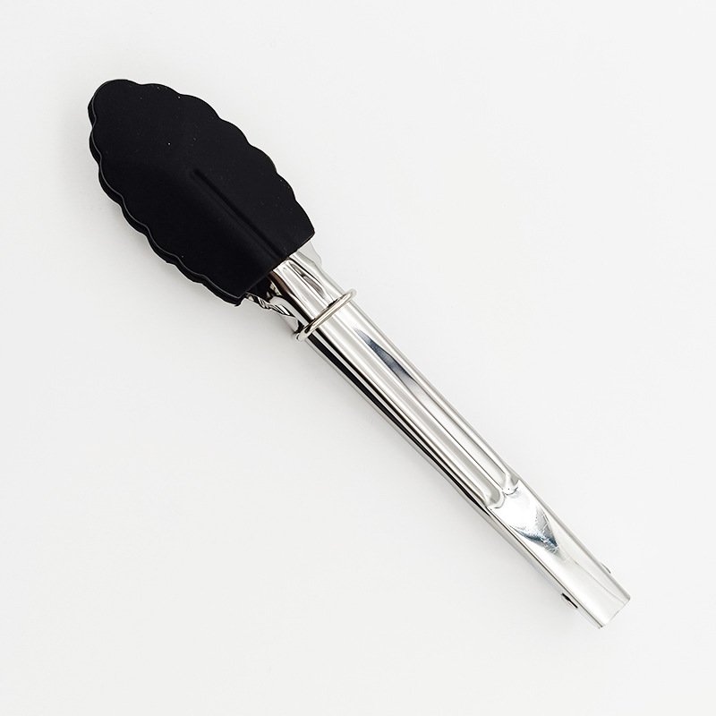 En stock utensilios de cocina clip de alimentos clip de silicona clip de alimentos clip de barbacoa clip de filete de pescado frito pan clip de barbacoa