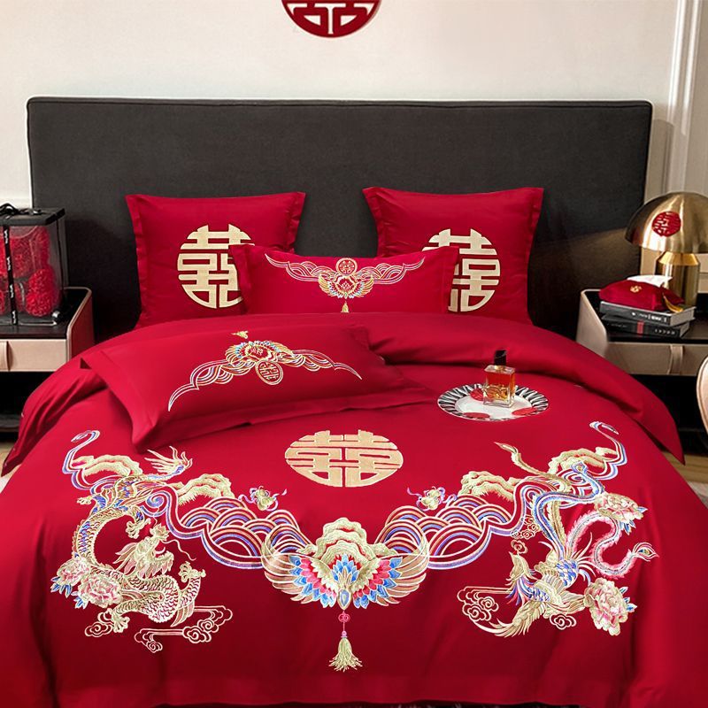 고급 웨딩 - 용과 봉황이 길조를 선물합니다] 핫 스타일