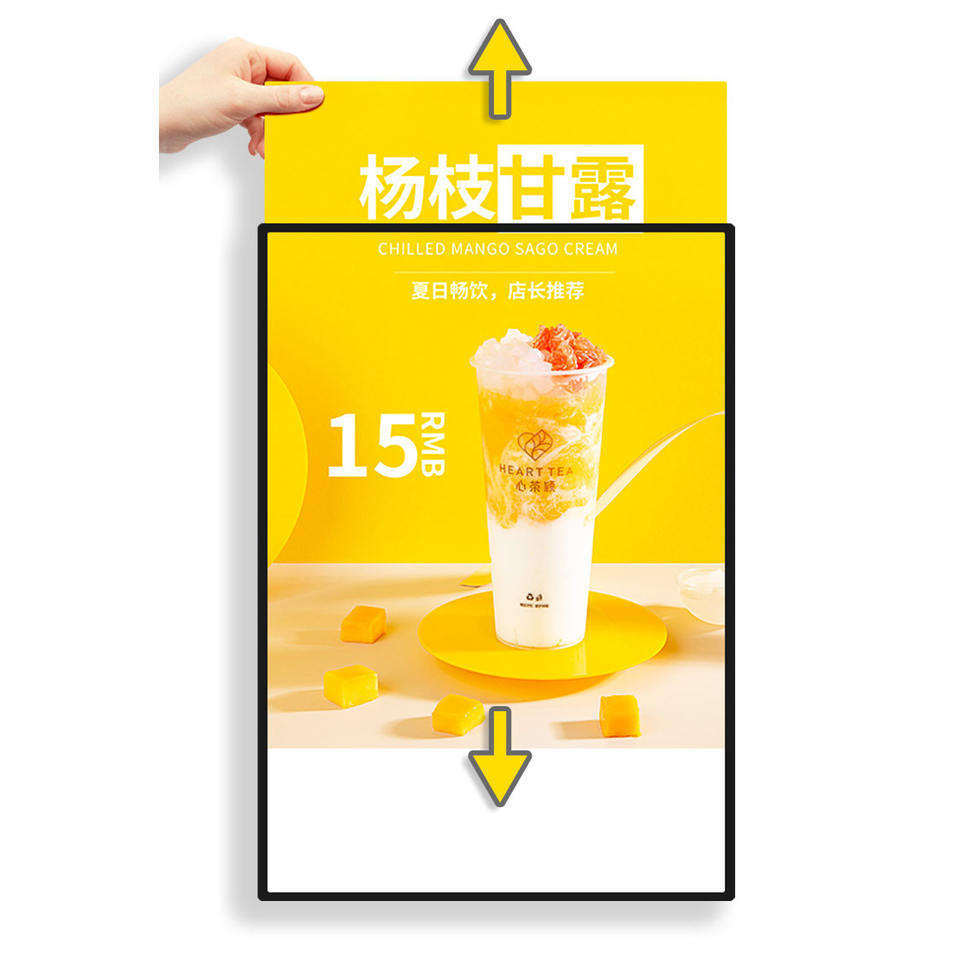 Light Box Menu Led Advertising Menu Board For Restaurant