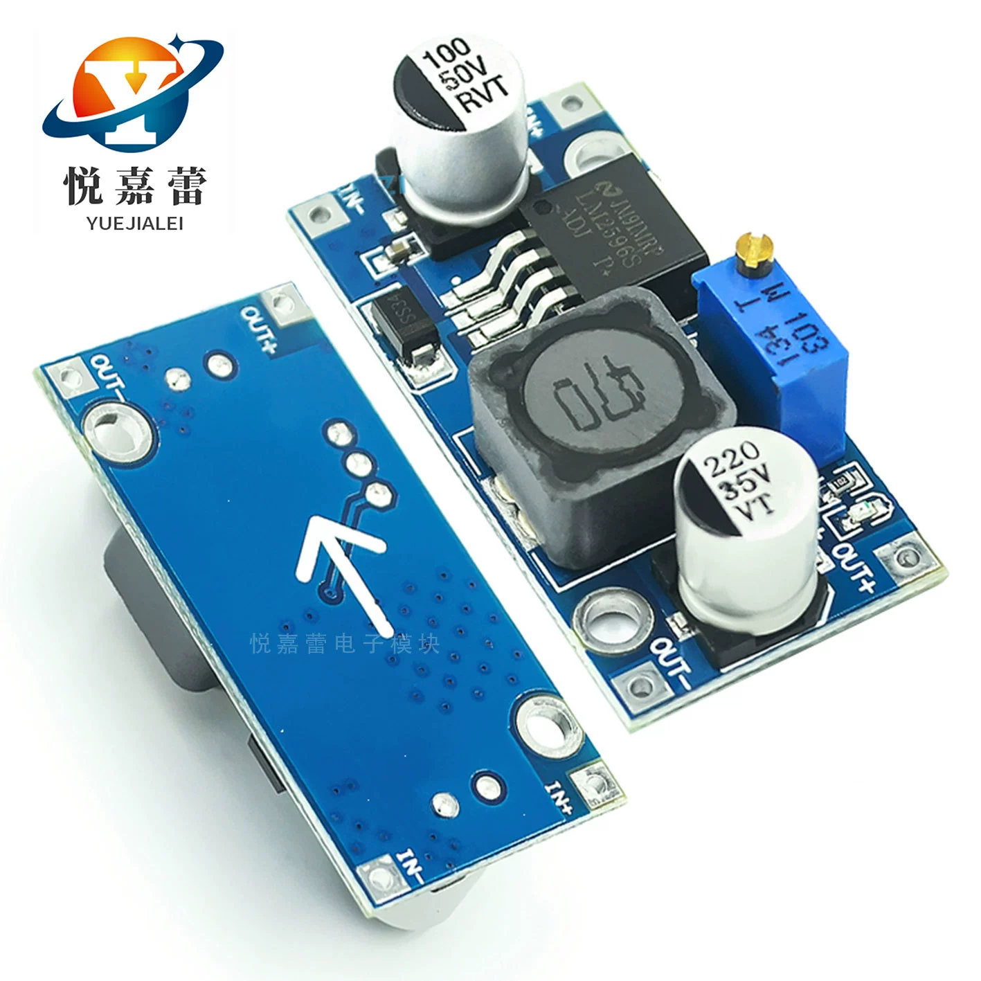 DC-DC Понижающий модуль питания 3A Регулируемый понижающий модуль LM2596 регулируется от 24 В до 12 В 5 В 3 В