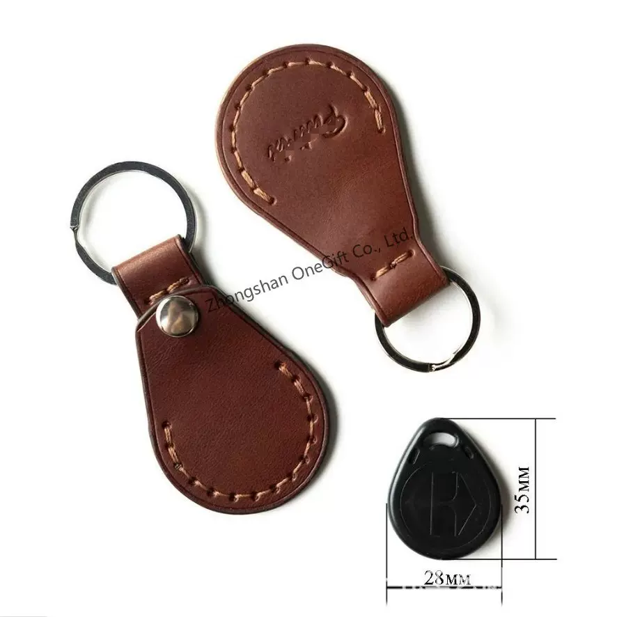 跨境专供定制个性皮革定位器追踪器皮套 便携挂钥匙包包钥匙扣