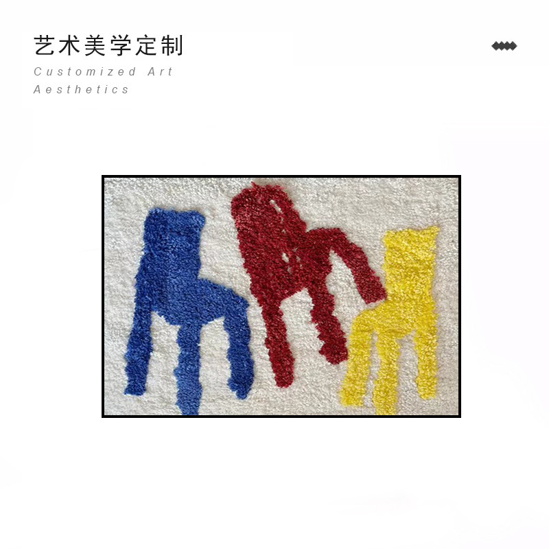 中世スタイルのアートリビングルーム装飾絵画ハイエンドモダンシンプルニッチレリーフテクスチャメーターボックス壁掛け絵画|undefined