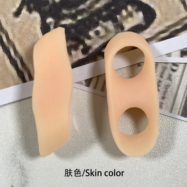 Double Hole Toe Splitter Big and Small Thumb Separator Unisex Double Hole Thumb valgus Corrector SEBS Small Toe Sleeve