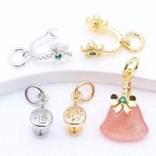 18K����ɫ��ʯ���~����A��diy�ֹ�צ�ӿ�ƽ���۵����Ʒ���