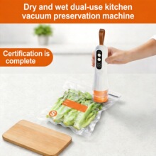 Food vacuum machine, kitchen food preservation, clothing sto