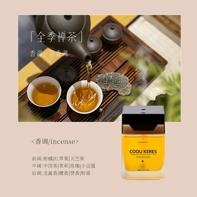 Car Perfume Aromatherapy living room and bedroom, essential - premium-water-based-aromatherapyall-season-zen-teabottle
