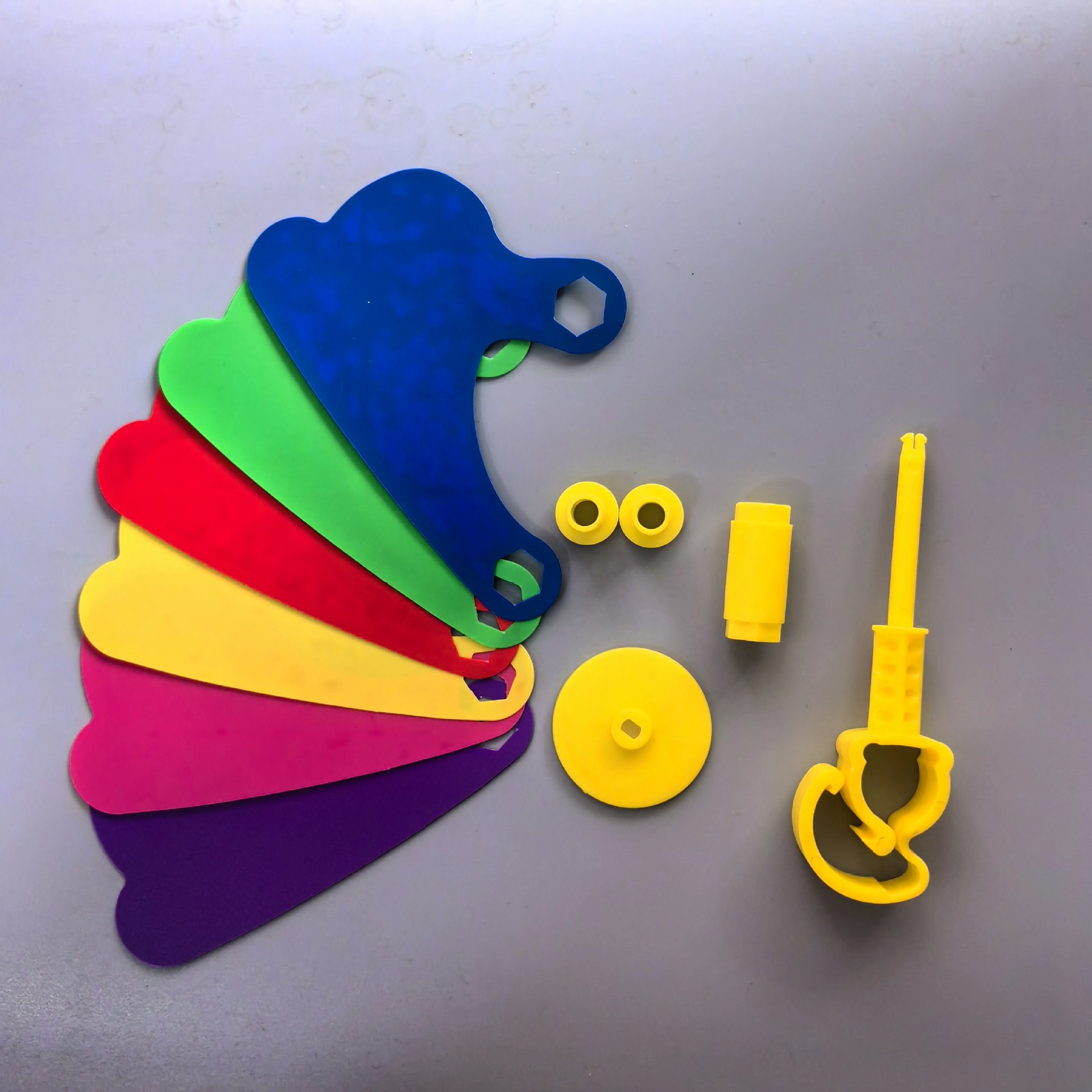 Short rod with accessories + windmill pieces