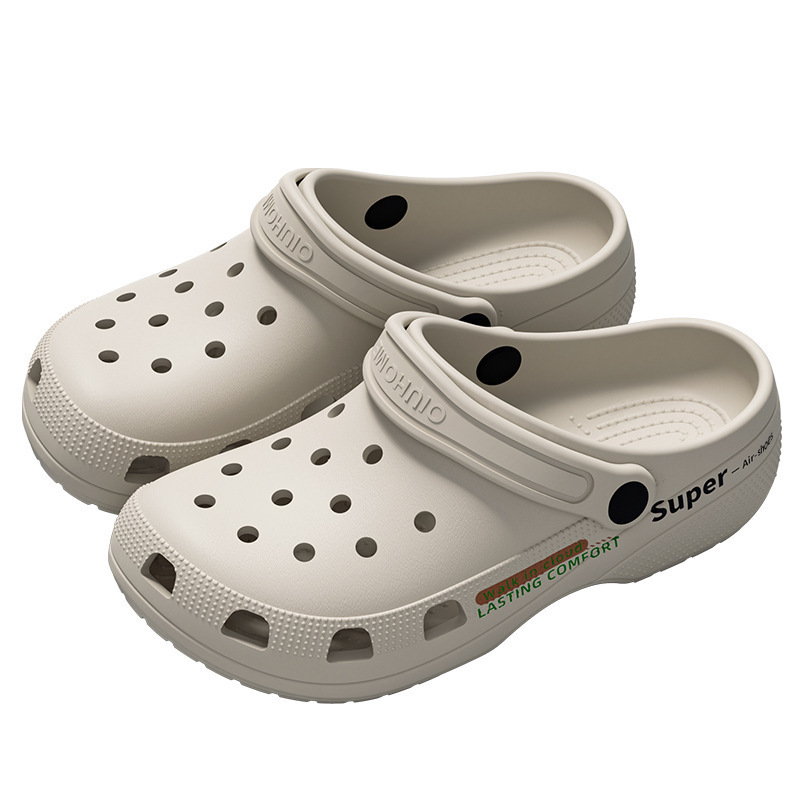 Antibacteriano Eva zapatos de agujero para hombres nuevos zapatillas anti-deslizante de playa para mujeres de verano