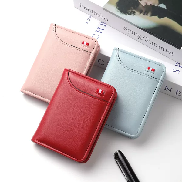 2026 Factory Direct Sales Hot-Selling Cross-Border Wallet with Multiple Card Slots, Vertical Style Id Card Holder, Men's Wallet