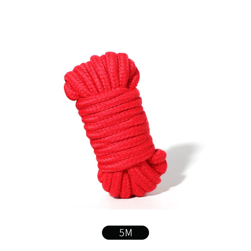 Cereza SM serie boca bola cadena de tracción cuerda de algodón cinta de amor mano mano y pie atar mano latigazo de cuero cabeza cubierta máscara image 11