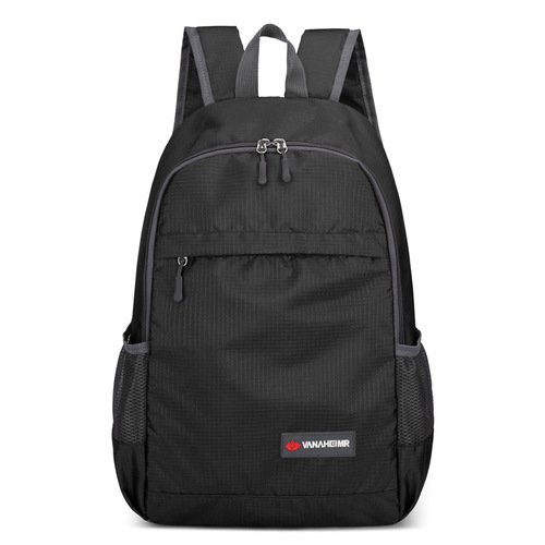New Cross-border Outdoor Folding Backpack for Men and Women, Portable Travel Backpack, Sports Travel Bag, Trendy, Customizable Printing