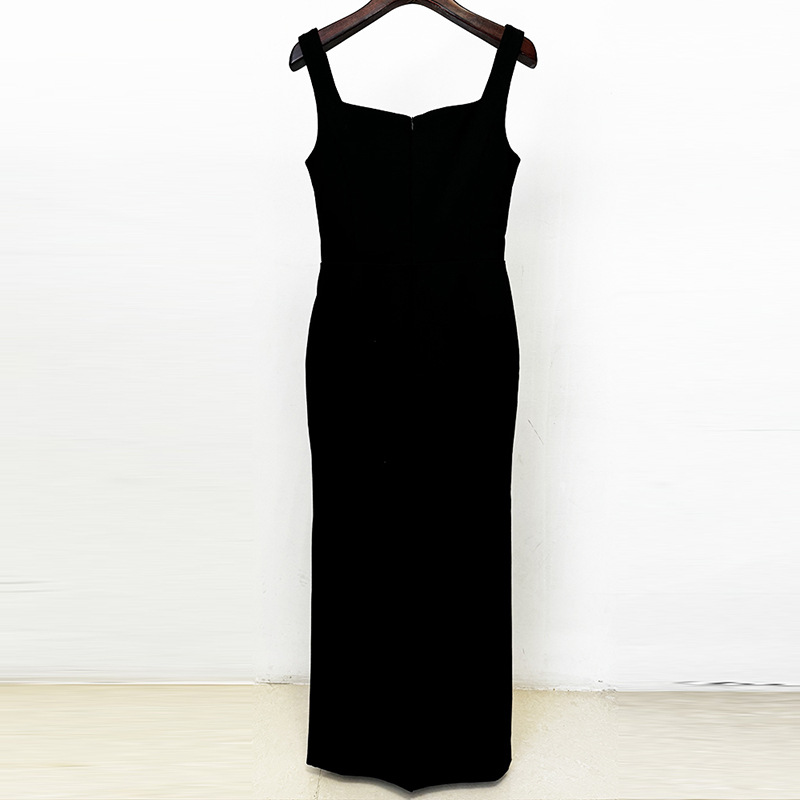 Women's Clothing star fashion heavy beaded diamond elastic vest long dress_voghion.com