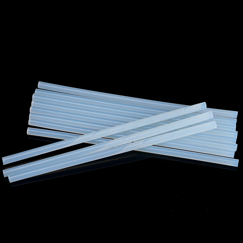Rodas de adhesivo de fusión en caliente DIY hechas a mano rodas de adhesivo caseras de pistola de fusión en caliente tira de adhesivo de alta viscosidad transparente de sol instantáneo en caliente 7mm