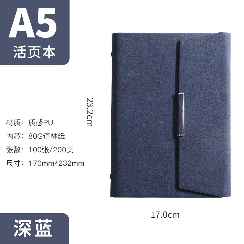 A5 Azul oscuro / 100 hojas