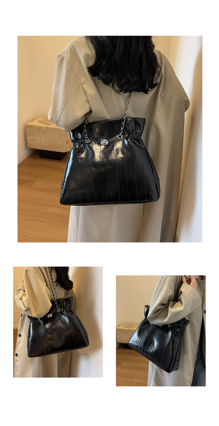 Retro dames schoudertas grote capaciteit lederen handtas_voghion.com