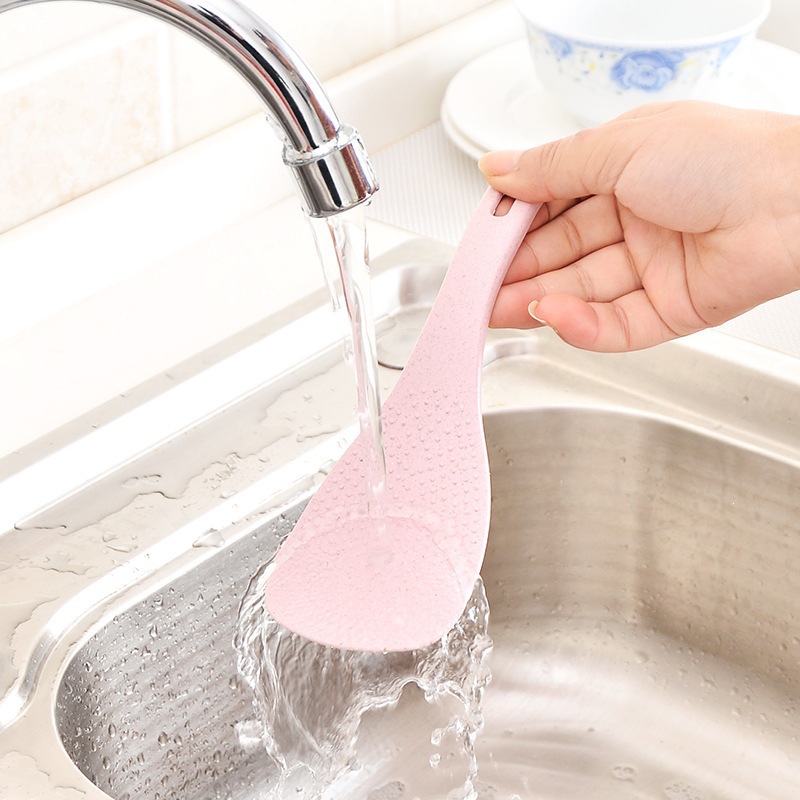 Rice Serving Spoon Food Grade Plastic Heat Resistant Kitchen Tool_voghion.com