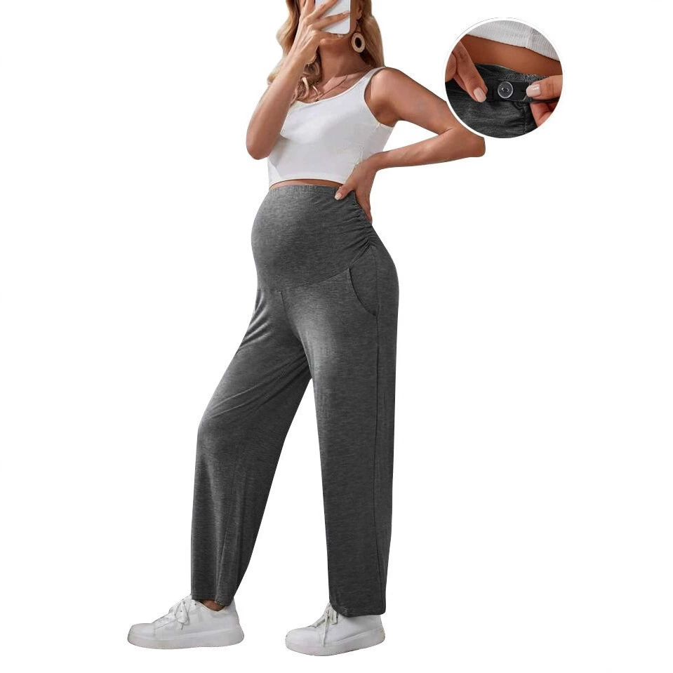 (Cross-border trading), trousers for pregnant, European style, loose straight fit, plus size