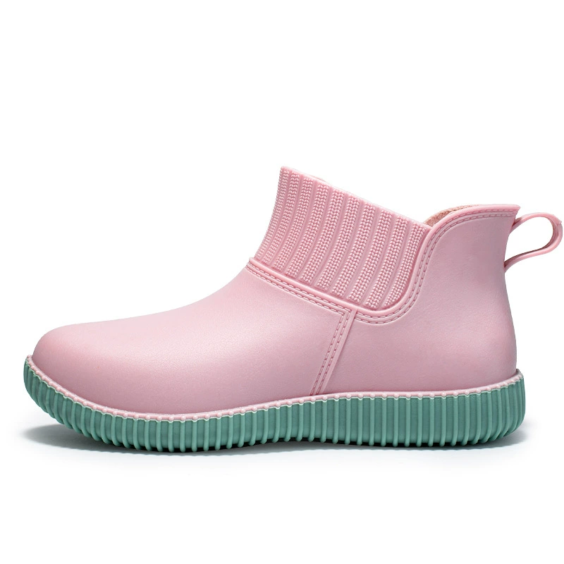 Женские короткие резиновые сапоги 1901 года, модные, кросс-бордерные, милые, нескользящие, для кухни