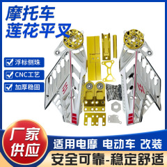 東南アジアカーフタートル No.9 電気自動車改造アクセサリー高級版ロータスフラットフォーク CNC アルミ合金オリジナル