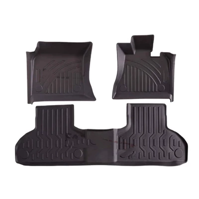 Specialized Bmw X5 Right-Hand Drive F15/G05/E70/G18/F85 Car Tpe Floor Mats Rubber Waterproof Carpet (Universal Foot Pad) - right-hand-drive-13-18-bmw-x5-five-seater-f15-5-seater-single-layer-tpe-floor-mats-all-tpe-special-car