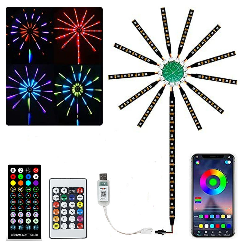 LED-фонарик, музыкальная лампа, огни, световая лента, 5V, Bluetooth
