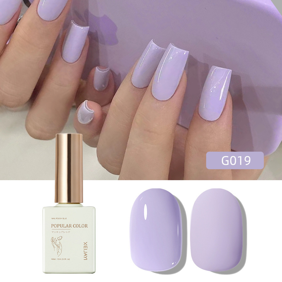 Pure Color new white nail polish glue nude transparent nail polish shop special high-grade nail polish lasting firm Factory wholesale