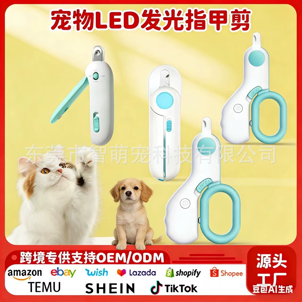 Популярные ножницы для груминга животных, когтерезы для кошек, машинки для стрижки когтей собак, ножницы, производитель когтерезов для кошек