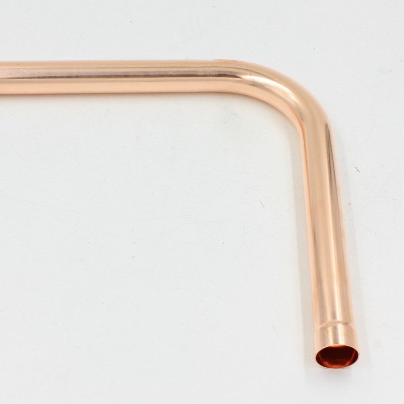 Estufa de pared accesorios de tubo de cobre conector de latón de cobre rojo tubería de conexión salida de calefacción quema accesorios de estufa de pared