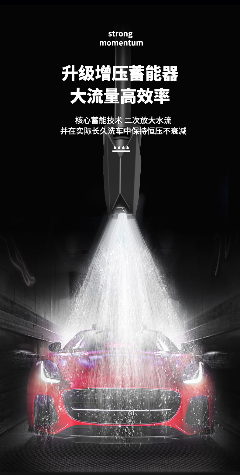 Wireless Lithium Battery Car Washing Machine Household High-Pressure Car Washing Water Gun Portable High-Power Lithium Battery Car Washing Water Gun Manufacturer Wholesale