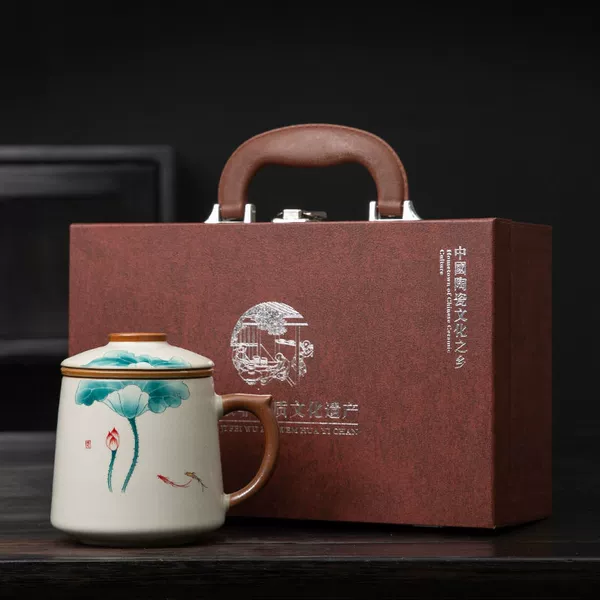 Heyun-Ru Kiln Office Cup (gift box)