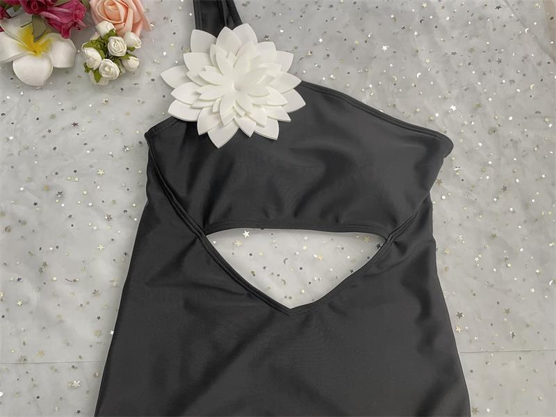 Women's Basic Modern Style Solid Color 2 Pieces Set One Piece Swimwear display picture 5
