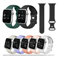 Совместимый кожаный ремешок для Apple iWatch силиконовый ремешок monochrome Applewatch ремешок восьмизначный замок