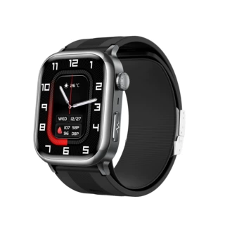 TK66(ealthWear)蓝牙通话气泵式血压心电图NFC关爱运动AI智能手表