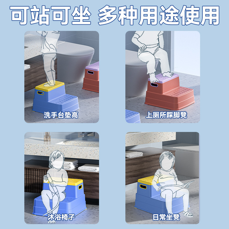 子供の足の腰掛けの赤ちゃんは足の椅子の腰掛けの小さい板の腰掛けを踏んで手を洗う階段の子供の腰掛けの滑り止めの足の腰掛けの駅の腰掛けを踏みます。|undefined