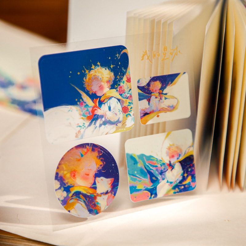 Mr. Paper Three Enjoy Shot Notas de ilustración de anime de Star Dream Prince Notas de mensaje Notas de notas Escribir notas de alta calidad