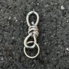 【Steel Color】Butterfly Eight-shaped (give key ring)