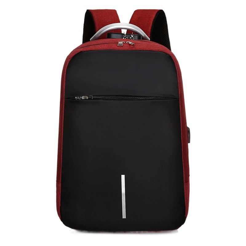 Рюкзак с антиворским замком, USB-зарядкой, для ноутбука, большой вместимости, с возможностью нанесения логотипа, с воздушной подушкой для удобной переноски