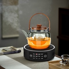 电陶炉煮茶器家用小型烧水泡茶电热光波炉电热茶炉办公室煮茶套装