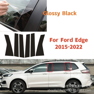 Suitable for Ford Ford Edge 2015-2022 2007-2014 Ruijie window trim black and bright center pillar