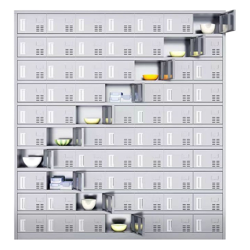 Armario de acero inoxidable comedor personal multi-puerta vajilla gabinete restaurante vajilla gabinete de almacenamiento fábrica multi-puerta vajilla gabinete de almacenamiento