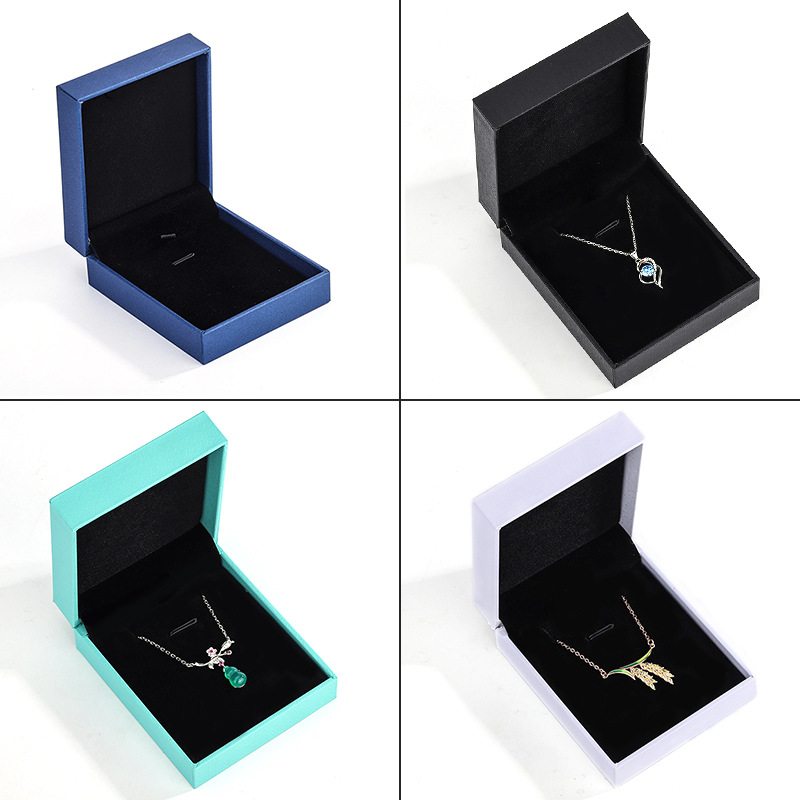 可米丽韩版简约珠宝首饰盒商务礼品首饰包装盒翻盖包装盒套装批发