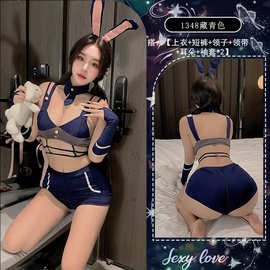 夜妤情趣内衣诱惑老公插性感入床上免脱激情情侣约会战袍兔女郎